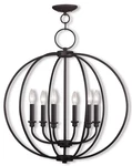 Livex Lighting 4666-07 Milania 25 Inch Bronze Chandelier Ceiling. Fixed Price $396.77.