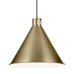 Kichler 52177 Zailey 16"W Pendant - Brass. Fixed Price $151.98.