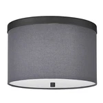 Dainolite Frederica 2LT Flush Mount, Black/grey FRD-122FH-MB-GRY. Fixed Price $108.00.