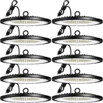 Amico 10 Pack Ufo Led High Bay Light 28,000LM 5000K 200W, Black. Fixed Price $667.49.