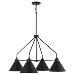 Capital Lighting Alden Chandelier, Black /white Interior - 451341MB. Fixed Price $324.00.