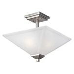 Design House 587824 Torino Light 13"W Semi-flush Ceiling Nickel. Fixed Price $93.07.