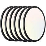 Hlite 6PACK 12 Inch Flush Mount Led Ceiling Light Fixtures, 24W 2400LM Super .... Fixed Price $75.67.