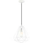 Livex Lighting 41324-69 Geometric Pendant Shiny White. Fixed Price $81.58.