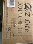 Z-lite Light Pendant 1004P10-MB-CH. Fixed Price $150.99.