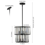 Safavieh Crissa 6LT 14.5" Chandelier, Reduced Price 2172783036 CHA4025A. Fixed Price $149.00.