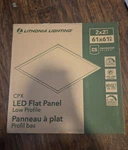 Lithonia Lighting Contractor Select Cpx Led Flat Panel 2'. Fixed Price $46.16.
