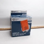 Commercial Electric 45-DEG Ceiling Fan Canopy Kit Brushed Nickel 82735. Fixed Price $11.98.