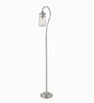 Z-lite Celeste FL120-BN 1-LIGHT 58"T Floor Lamp W/jar Style Seedy Glass Shade. Fixed Price $101.97.