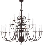 Williamsburgh 5-LIGHT Convertible Ceiling/chain Mount Fixture Bronze. Fixed Price $1682.99.