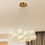 Modern 19-LIGHT Glass Bubble Chandelier Globe Pendant Ceiling Hanging. Fixed Price $139.99.