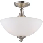 Nuvo Lighting 60/5044 Patton Semi-flush Mount Brushed Nickel. Fixed Price $121.99.