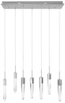 Avenue Lighting The Original Aspen 7 Pendant 130" Polish Chrome. Fixed Price $1239.00.