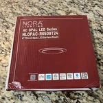 New 6" Nora Lighting NLOPAC-R6509T24 Opal Surface Mount Led Retrofit Kit 3000K. Fixed Price $18.75.