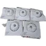 5 Pack Halo 78P 6" White Recessed Ceiling Light Trim With Adjustable Eyeball. Fixed Price $27.94.