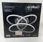Artika Swirl Butterfly 16 In. 1-LIGHT Modern Chrome Integrated Led Flush Mount. Fixed Price $62.99.