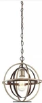 Home Decorators Light Orb Mini Pendant Bronze & Champagne Pewter 1002 428 778. Fixed Price $23.99.