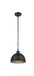Hampton Bay Tallulah Matte Black W/ Gold Interior Pendant Light (60953). Fixed Price $49.99.