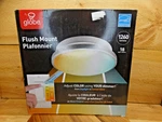 Globe Duo Bright 13-1/4" Flush Mount 1260 Lumen 18 Watt Color Adjustable Light. Fixed Price $21.95.