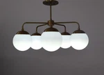 Luxurious Elegance 5 Arm Raw Brass Glamour Chandelier To Illuminate Your Home. Fixed Price $371.32.