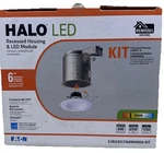 Eaton Halo Led 6" Recessed Ceiling Light E7RICATLT560WH6930-KIT. Fixed Price $23.70.
