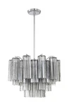 Polished Chrome Six Light Chandelier From The Addis Collection. Fixed Price $1098.00.