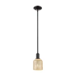 Innovations Lighting 716-1S-10-5 Bridal Veil Pendant Black. Fixed Price $158.40.