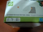 Asd Mini X4" Inch Led Recessed Lighting With Junction Box 3K,4K,5K. Fixed Price $9.00.