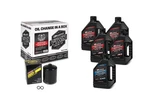 V-twin Oil Change Kit Synthetic W/black Filter, Sportster. Fixed Price $78.46.