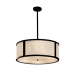 Used Justice Design CLD-9542-DBRZ Clouds Tribeca 24 Inch Drum Pendant With. Fixed Price $848.30.