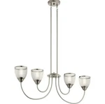 Kichler Voclain 4 Light Linear Chandelier, Brushed Nickel - 52273NI. Fixed Price $99.99.