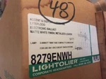 Rare Lot Lightolier Lyteflood L40 2-40W Tt, Electronic Balast, White 8279ENWH. Fixed Price $130.00.