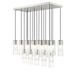 Z-lite Alton Light Linear Chandelier, Nickel/clear/frosted 824P-17L-BN. Fixed Price $2475.20.