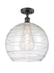 Innovations Lighting 516-1C-17-14 Athens Semi-flush Deco Matte Black /. Fixed Price $321.20.