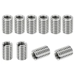 Patikil Thread Adapters Sleeve Reducing Nut, 10 Pcs M6*1 M4XM6X9MM, Silver. Fixed Price $10.17.