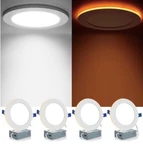 Meconard Pack 6 Inch Ultra-thin Led Recessed Ceiling Light, 3000K/4000K/5000K. Fixed Price $49.00.
