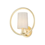 Maxim Lighting Meridian 1-LIGHT Wall Sconce Natural Aged Brass 25291OFNAB. Fixed Price $79.99.