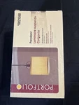 Portfolio Pendant Light #0021598 (oil-rubbed Bronze Finish, Tan Fabric Shade). Fixed Price $15.99.