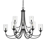 Millennium Lighting 22409 Waddingham 36"W Pillar Candle - Black. Fixed Price $559.90.