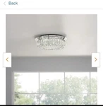 Home Decorators Keighley 18 In. Led Flush Mount Kitchen Ceiling Light Fixture.... Fixed Price $125.00.