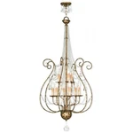 Livex Lighting Isabella Foyer Chandelier Applied European Bronze. Fixed Price $1497.99.
