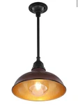 Jonathan Y Jasper 12.25" 1-LIGHT Wooden Finish Industrial Farmhouse Pendant. Fixed Price $19.99.