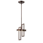 Nuvo Lighting Frame 1-LIGHT Pendant Hazel Bronze 62-126. Fixed Price $271.99.