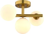 Vaxcel Lighting C0318 Graham 13"W Semi-flush Ceiling Gold. Fixed Price $94.99.