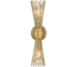Savoy House Longfellow Wall Sconce, 2-LIGHT 120 Total Watts, Burnished Brass. Fixed Price $172.02.