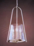 Kichler Nerine 3-LIGHT Foyer Pendant With Hammered Glass Champagne Bronze. Fixed Price $94.95.