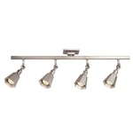 Hampton Bay Chestnut 4-LIGHT Antique Pewter Track Lighting Bar. Fixed Price $19.99.