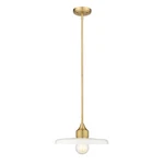 Z-lite Paloma Light 18" Pendant, Olde Brass/gloss Opal 820P14-OBR. Fixed Price $270.00.