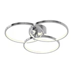Afx ORIF20L30D1 Orion 20"W Led Semi-flush Ceiling Fixture Chrome. Fixed Price $237.60.