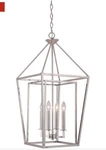 Craftmade Hudson Light Foyer 12X26", Polished Nickel 45835-PLN. Fixed Price $351.99.